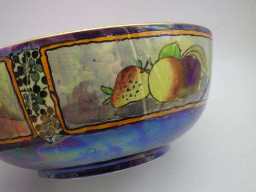 GORGEOUS Lustreware fruit bowl. Royal Staffordshire Pottery Wilkenson Ltd Burslem England.