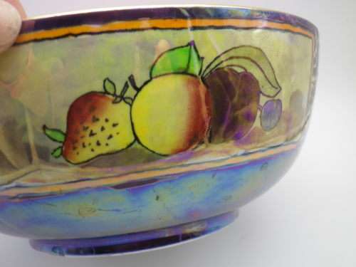 GORGEOUS Lustreware fruit bowl. Royal Staffordshire Pottery Wilkenson Ltd Burslem England.