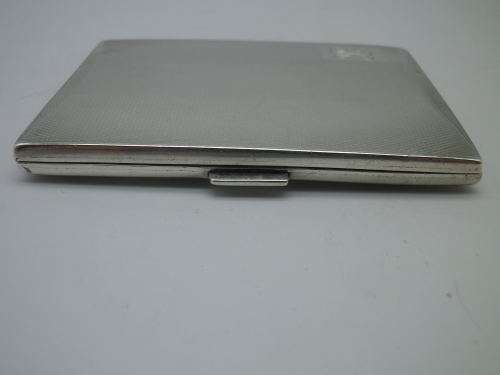 ART DECO Hallmarked Sterling Silver Card Holder Birmingham 1931 8 x 6.5cm 80.9 g