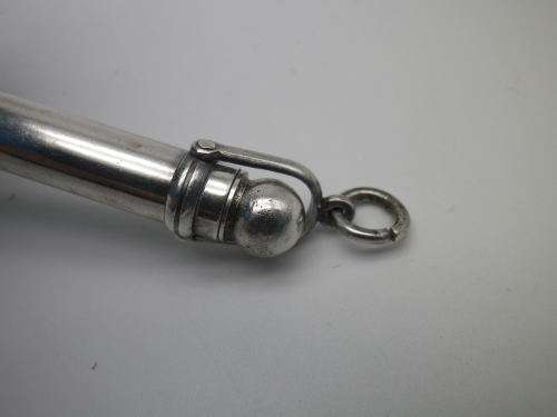 Miniature vintage/antique chatelaine propelling pencil. Silver (or silver plated)