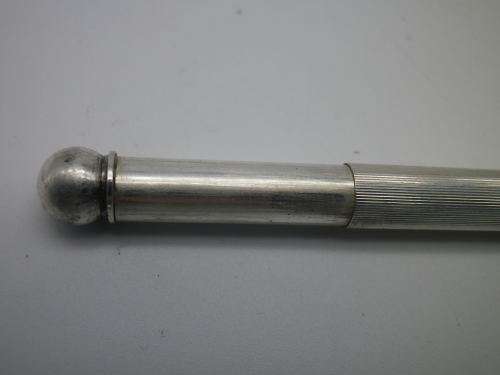 Miniature vintage/antique chatelaine propelling pencil. Silver (or silver plated)