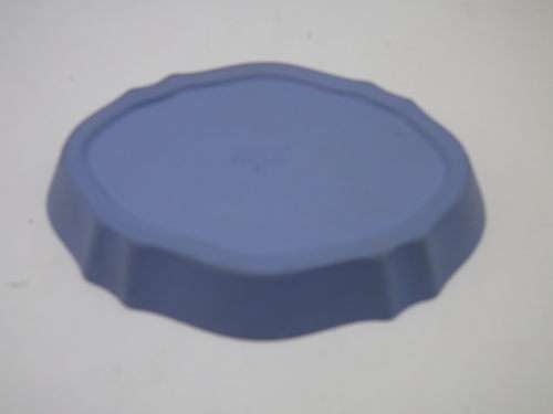 Vintage Wedgwood Blue Jasperware small oval pin tray. Cavorting Cherubs 11,4cm x 8cm