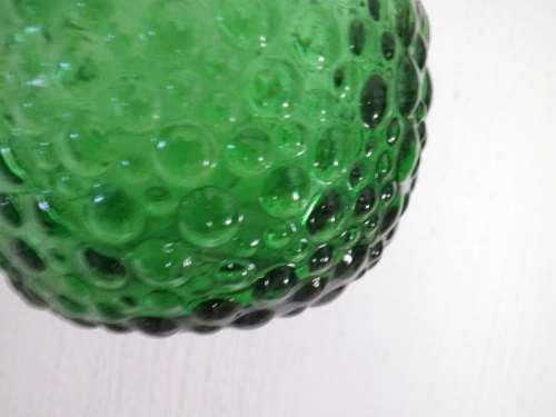 FOR MICHELLE MATT ONLY PLEASE!!GENIE BOTTLE!!  Large Italian Green Glass Bath Salts Bottle.