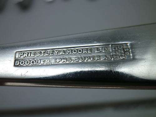 A1 EPNS 6 place 52 piece Vintage Cutlery Set. SUPER A1 Priestly & Moore Ltd England. c1960s