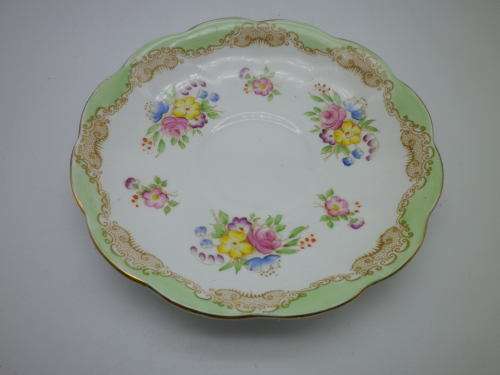 RARE and CHARMING Royal Albert Crown China Vintage/Antique Trio. Un-named Pattern