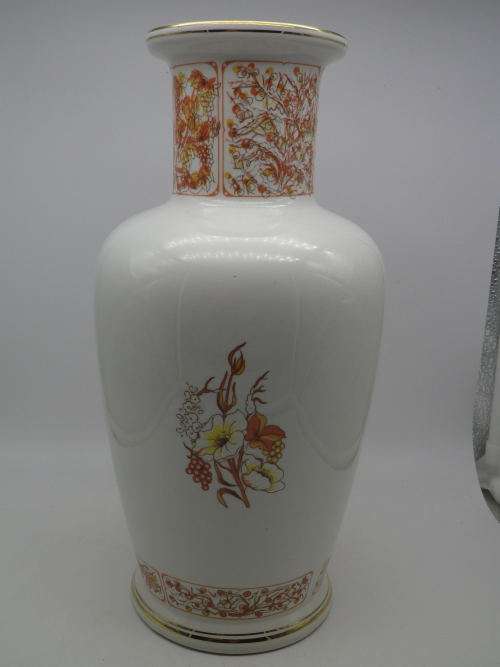 Large Italian Vintage Vase,  Florence. Nymph Theme. Carraresi V V Calenzano Liberty 30.5 cm