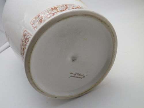 Large Italian Vintage Vase,  Florence. Nymph Theme. Carraresi V V Calenzano Liberty 30.5 cm