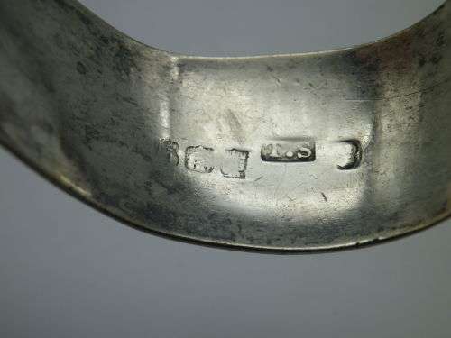 Antique Hallmarked SILVER large Sugar tongs 1883 Edinburgh QUEENS PATTERN 13.5cm 51 grms