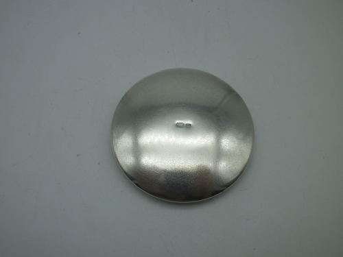 Russian USSR c1930s silver compact. Catherine the Great original powder cloth & mirror RARE!