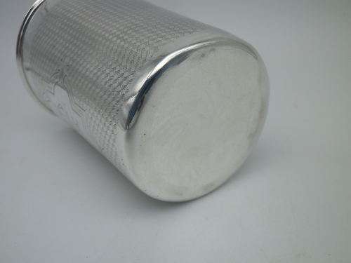 Antique AUSTRIAN or Austro Hungarian SILVER beaker. Fine Quality 74 grms.  8.5 cm tall