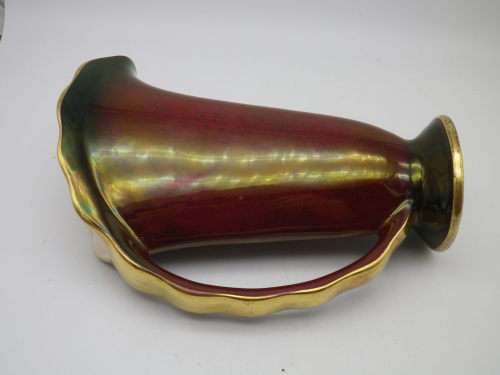 Crown Devon Red Lustreware Decorative Jug Vase.