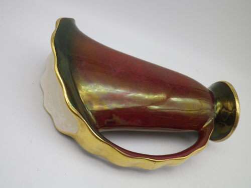 Crown Devon Red Lustreware Decorative Jug Vase.