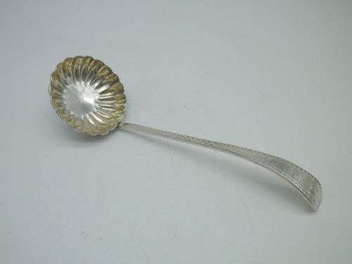Hallmarked Sterling Silver Sauce Ladle. 17cm long 39 grms