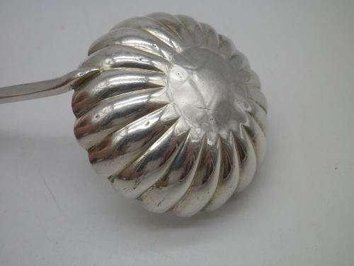 Hallmarked Sterling Silver Sauce Ladle. 17cm long 39 grms