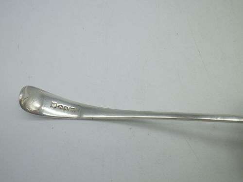 Hallmarked Sterling Silver Sauce Ladle. 17cm long 39 grms