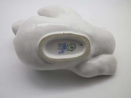 RARE VINTAGE c1940s ROYAL COPENHAGEN PLAYFUL POLAR BEAR CUB NO 537
