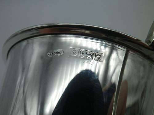 FOR JOHNNY ONLY PLEASE!!! STERLING SILVER CHRISTENING MUG BIRMINGHAM 1981 BROADWAY &Co 52.61g