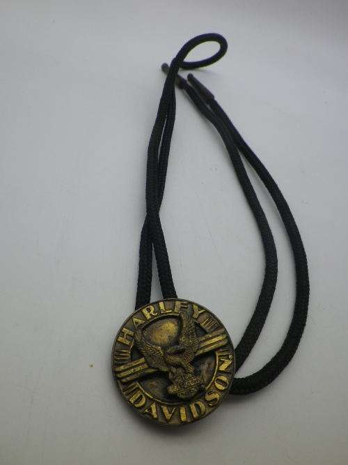 Vintage HARLEY DAVIDSON neck tie medallion