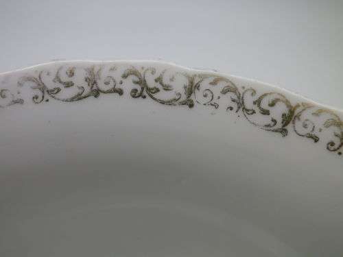 ANTIQUE 1865 - 1911 VON SCHIERHOLZ GERMANY PORCELAIN LARGE SUGAR BOWL. RARE
