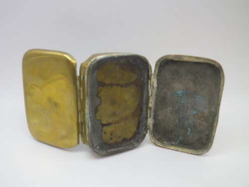 Vintage Brass box with secret compartmet