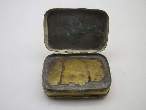 Vintage Brass box with secret compartmet