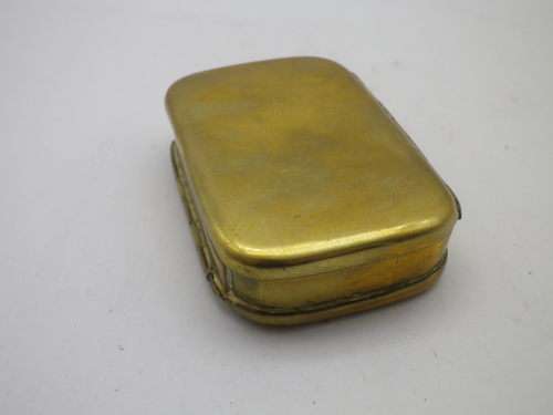 Vintage Brass box with secret compartmet