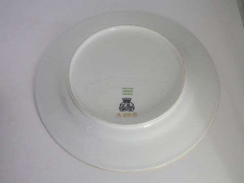 LIMOGES, France Display plate. Fragonard Courting couple