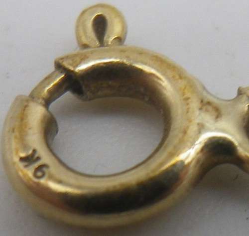 9ct yellow gold fancy link bracelet.  19.5 cm long  Approx 1 grms