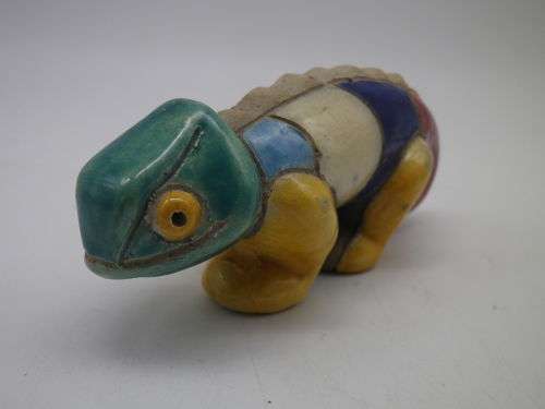 CHAMELEON!! RAKU POTTERY, Proudly South African ceramics 11.5 x 5cm