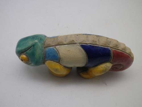 CHAMELEON!! RAKU POTTERY, Proudly South African ceramics 11.5 x 5cm