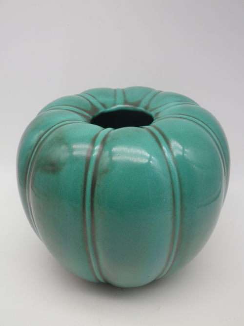 Vintage Pumpkin Vase UPSALA EKEBY SWEDEN no 231. 12cm Excellent condition. RARE