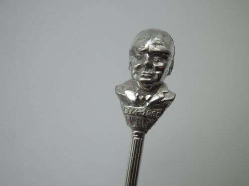 WINSTON CHURCHILL Commemorative (1874-1965) Silver Plated teaspoon. Rare