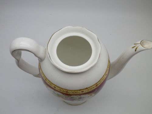 VINTAGE ROYAL ALBERT `LADY HAMILTON` BONE CHINA COFFEE OR CHOCOLATE POT Rg No: 832394