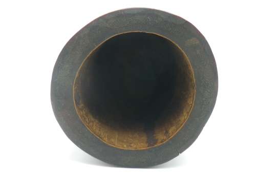 FOR MONACO ONLY PLEASE! Antique 19th c Chinese Carved Bamboo brush pot.  immortals in a landscape.