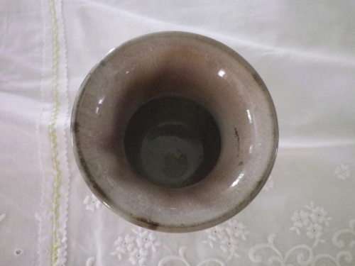 LINNWARE SMALL MUSHROOM GLAZE VASE-ICONIC SOUTH AFRICAN Pottery. 8.5cm tall