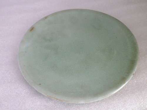 LINNWARE ROUND BLUE GLAZE PLATE CHEESE PLATE-ICONIC SOUTH AFRICAN Pottery. 18.3