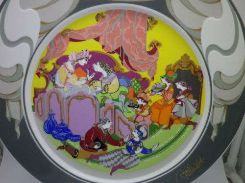 Huge BJORN WIINBLAD Rosenthal Germany Ltd Edition Porcelain Display plate DER ROSENKAVALIER ACTI