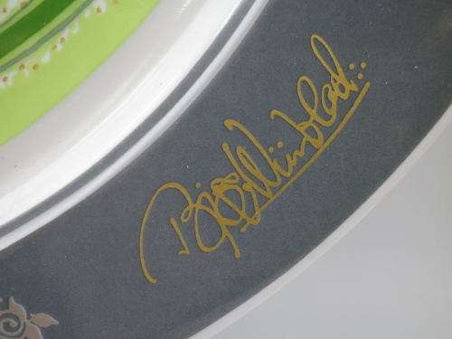 Huge BJORN WIINBLAD Rosenthal Germany Ltd Edition Porcelain Display plate DER ROSENKAVALIER ACTI