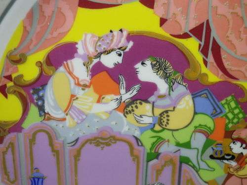 Huge BJORN WIINBLAD Rosenthal Germany Ltd Edition Porcelain Display plate DER ROSENKAVALIER ACTI