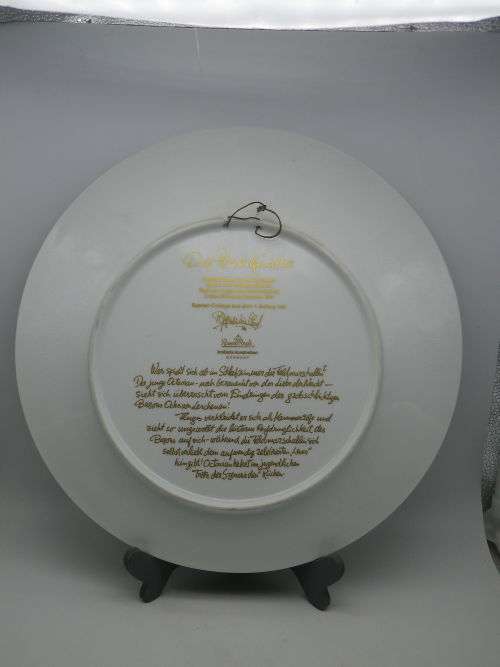Huge BJORN WIINBLAD Rosenthal Germany Ltd Edition Porcelain Display plate DER ROSENKAVALIER ACTI