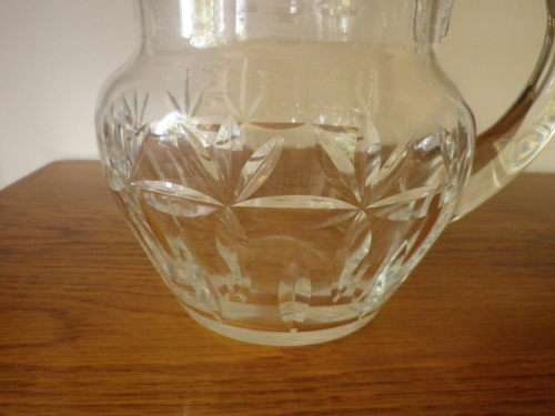 WEBB CORBETT Large Cut Crystal WATER JUG, Excellent Condition
