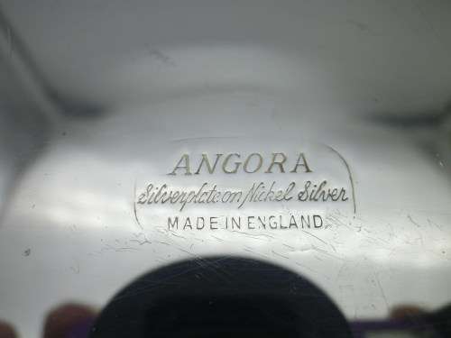 ART DECO EPNS lidded serving dish on four removable feet. ANGORA, ENGLAND