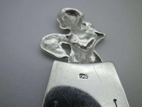 Hallmarked Sterling Silver CHERUB BookMark. 10grms. 6.4cm. Gorgeous!