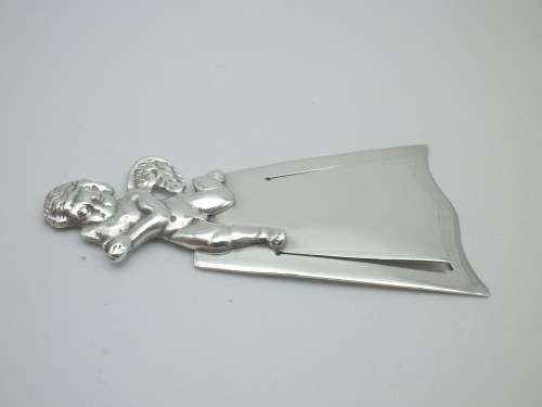 Hallmarked Sterling Silver CHERUB BookMark. 10grms. 6.4cm. Gorgeous!