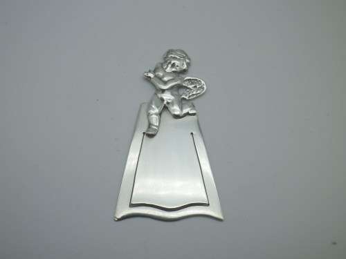 Hallmarked Sterling Silver CHERUB BookMark. 10grms. 6.4cm. Gorgeous!