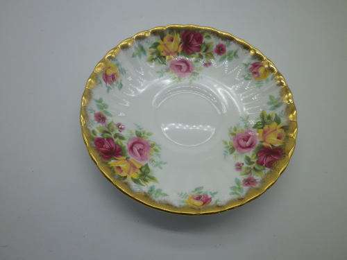 Vintage Royal Stafford Bone China Gillded Duo. `Bouquet` Pattern Excellent Condition