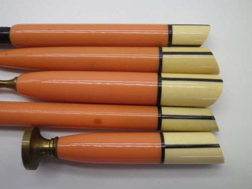 SUPERB ART DECO c1920s 5 piece Bakelite boxed Writing set
