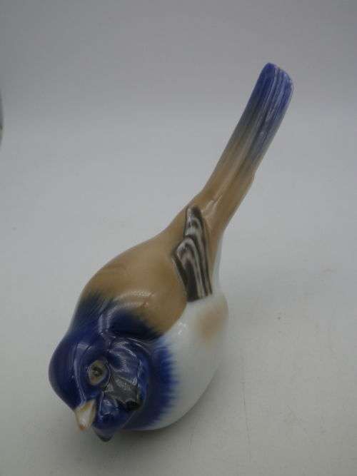 Royal COPENHAGEN Denmark Titmouse mouse bird. # 410