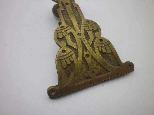 ANTIQUE VICTORIAN ART NOUVEAU BRASS LETTER/ PAPER HOLDER