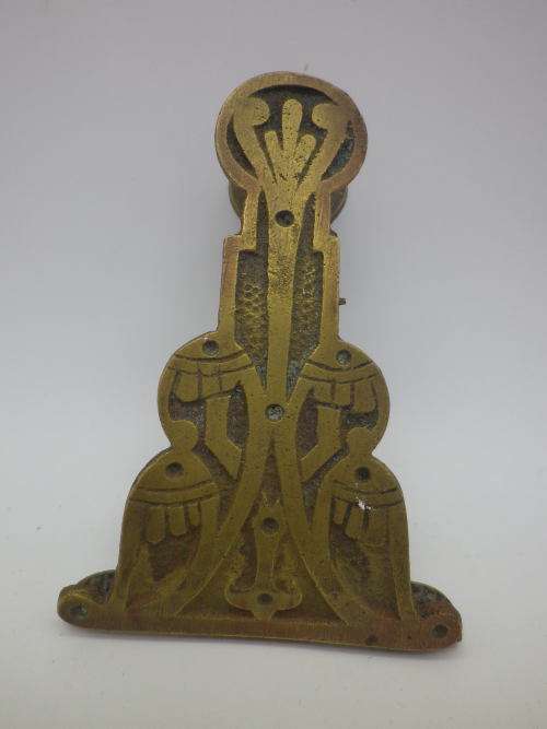 ANTIQUE VICTORIAN ART NOUVEAU BRASS LETTER/ PAPER HOLDER